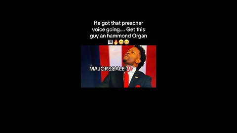 He got that preacher voice going…. Get this guy an hammond Organ 🎹🔥😬😬 president inauguration 2025