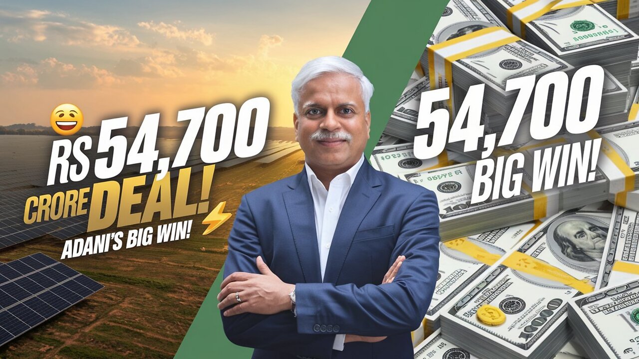 "Adani Energy Solutions' Finance Triumph: Secures Rs 54,700 Crore Projects πΌπ°"
