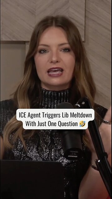 ICE Agent Triggers Lib Meltdown With Just One Question 🤣