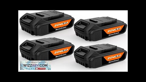 4 Pack 20V 6.0Ah Replacement Battery for Dewalt 20V Max Batteries Compatible Review