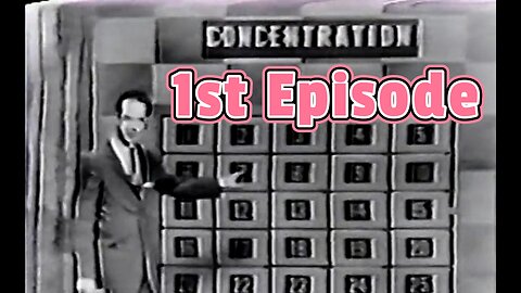 The Very First Episode of Concentration (1958) – Full Broadcast with Hugh Downs