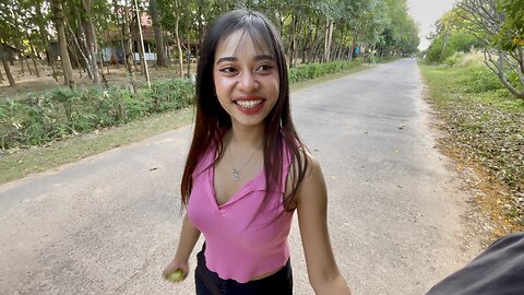 Thai Girl Takes Me to Backwoods Barber 🇹🇭