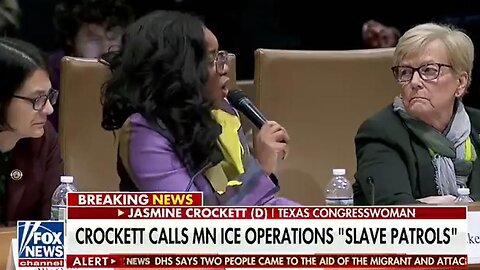 Dem loser Jasmine Crockett compares ICE to Slave Patrols [Who's her Slave Handler?]