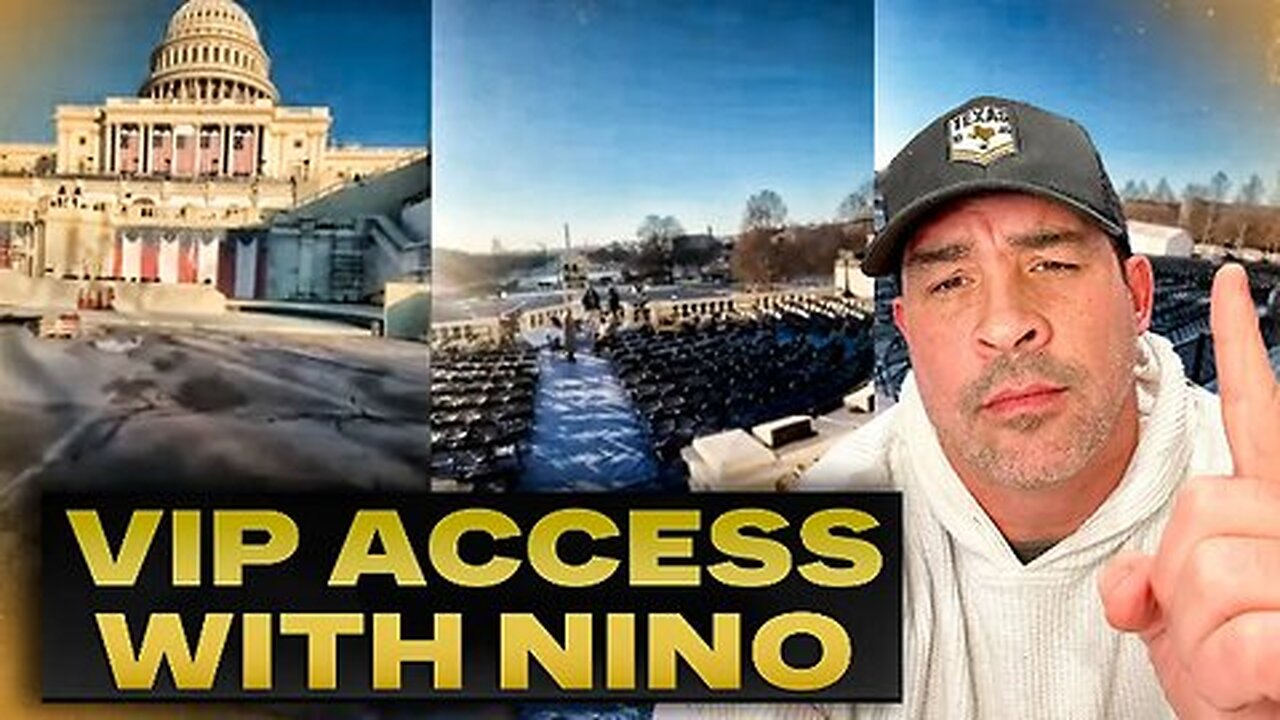 Trump Inauguration VIP Access - Behind The Scenes..Backstage Set Up