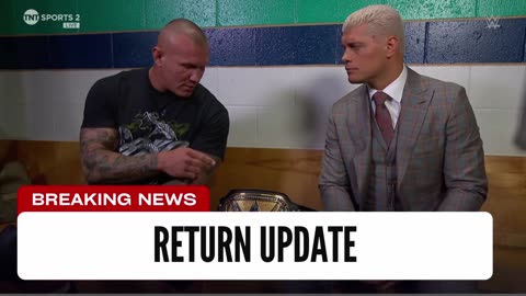 Randy Orton Return Update