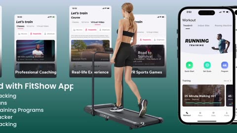 Under Desk Treadmill for Home and Office Portable Treadmill 2.0HP Remote Control LED Display