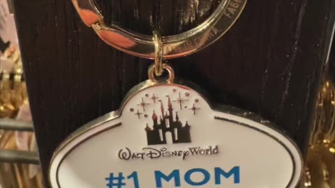 Walt Disney World Cast Member Badge #1 Mom Keychain #shorts