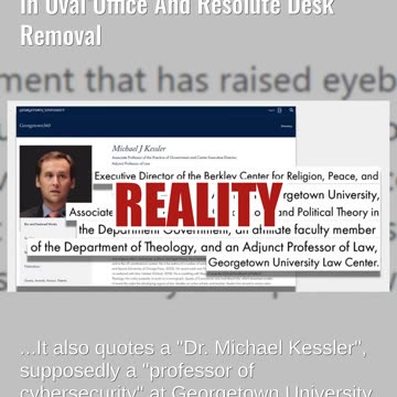 Fact Check: Non-Existent Sources In Story About 'Listening Devices' In Oval Office Resolute Desk