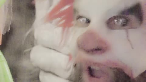RED DYE EXPERIMENT: Part 1 🤡 getting AUTISTIC for PAINT NIGHT 🎨
