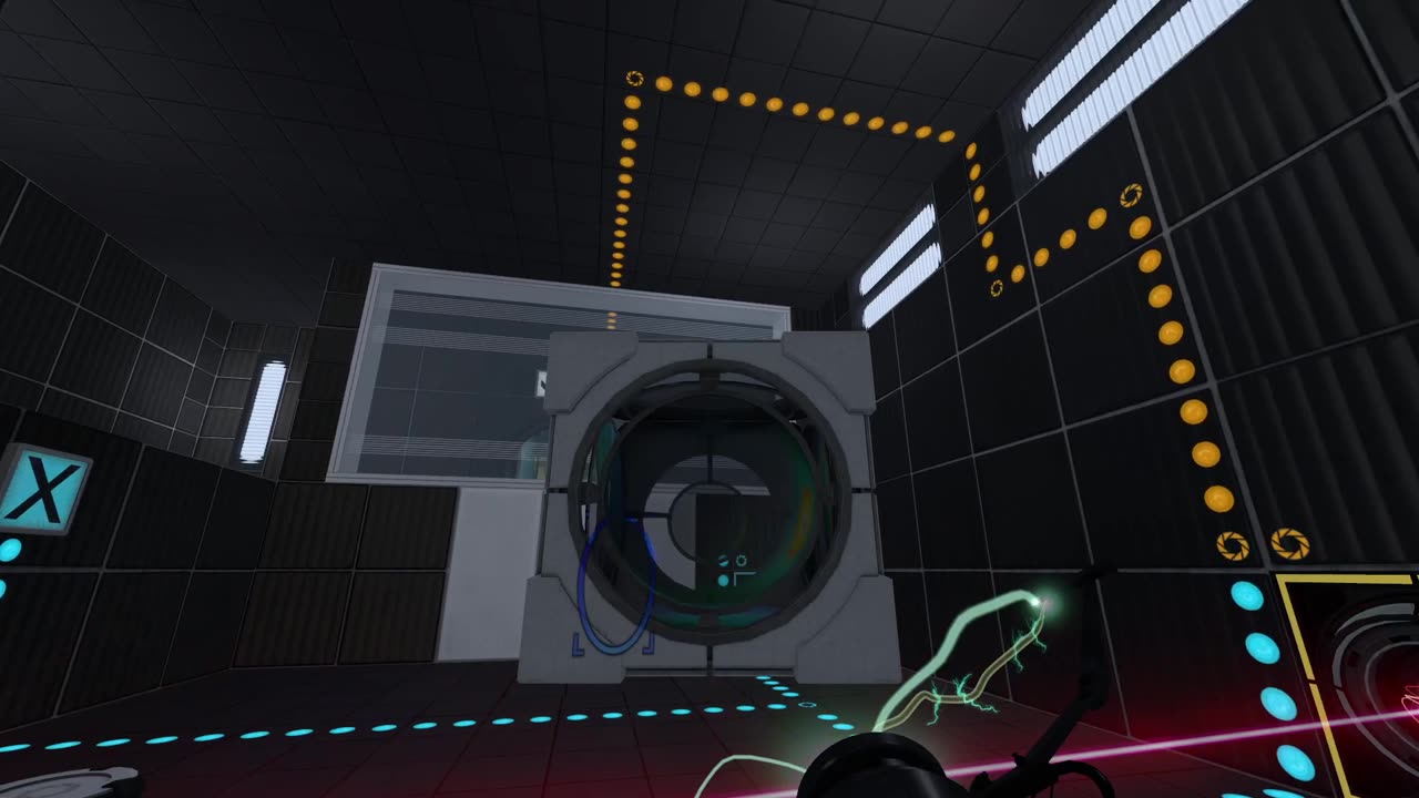 Portal 2: Custom Map - Laser Crossing by sapri