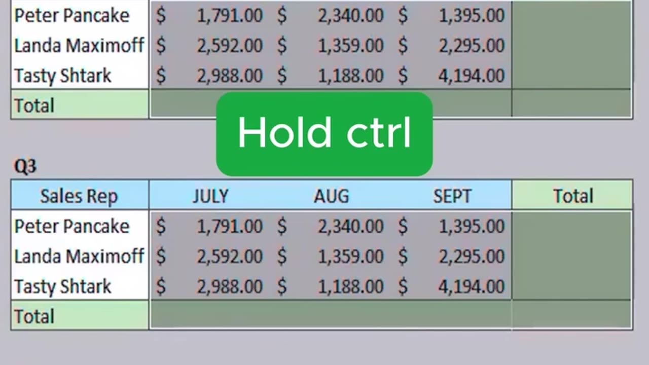 MS Excel tricks