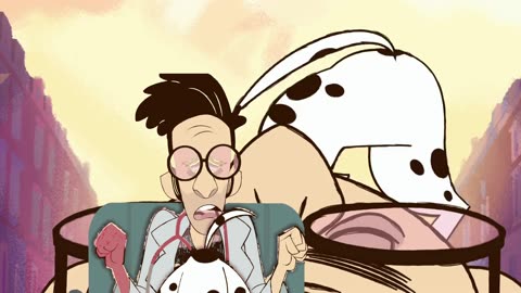 Delilah is a naughty Dalmatian