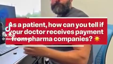 A method you can use to check which Doctors are paid off by Big pHARMa