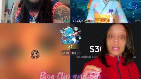 Team PK Papi Jlo Ms Diverse LadyBee CeeCee case of the $300 2/2/25 #bigoclipandsip