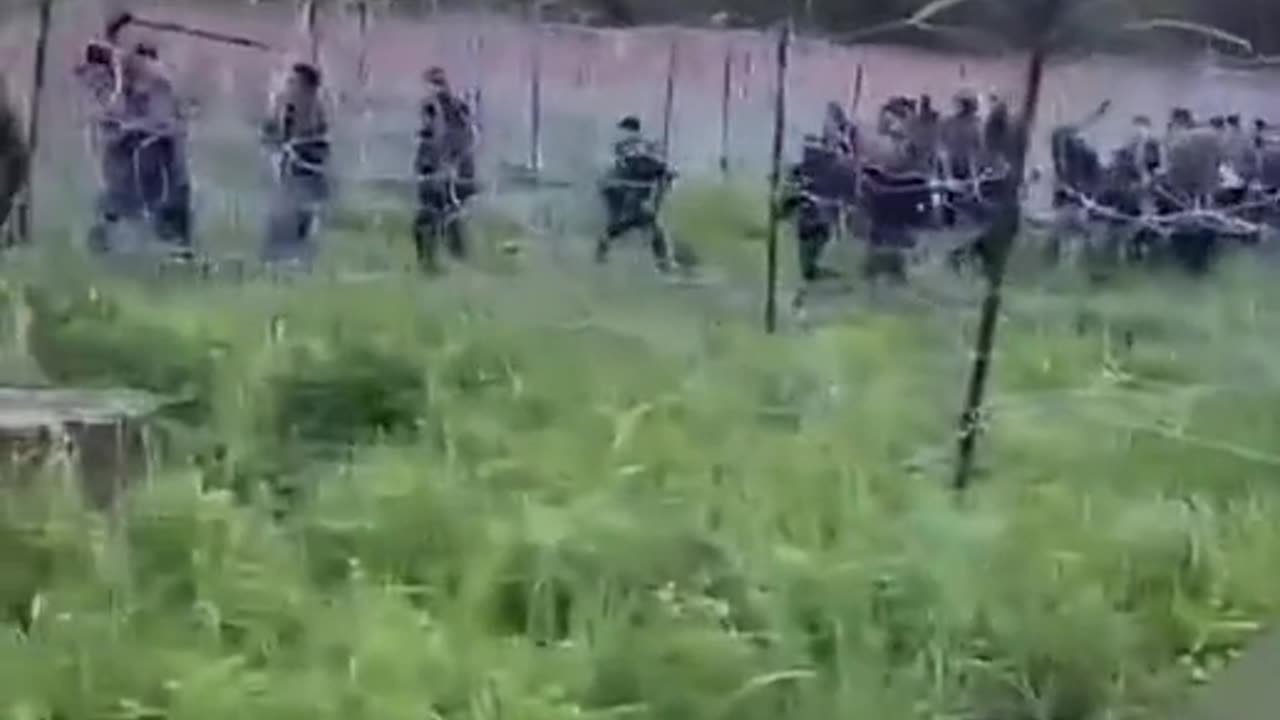 Poland getting invaded now..... they SHOULD be using lethal force..