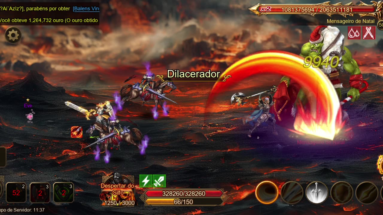 Wartune ultra mobile Chefão global modo Natalino