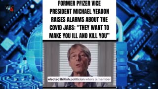 Former Pfizer Vice President - Dr Michael Yeadon - A warning about 'Vaccines'