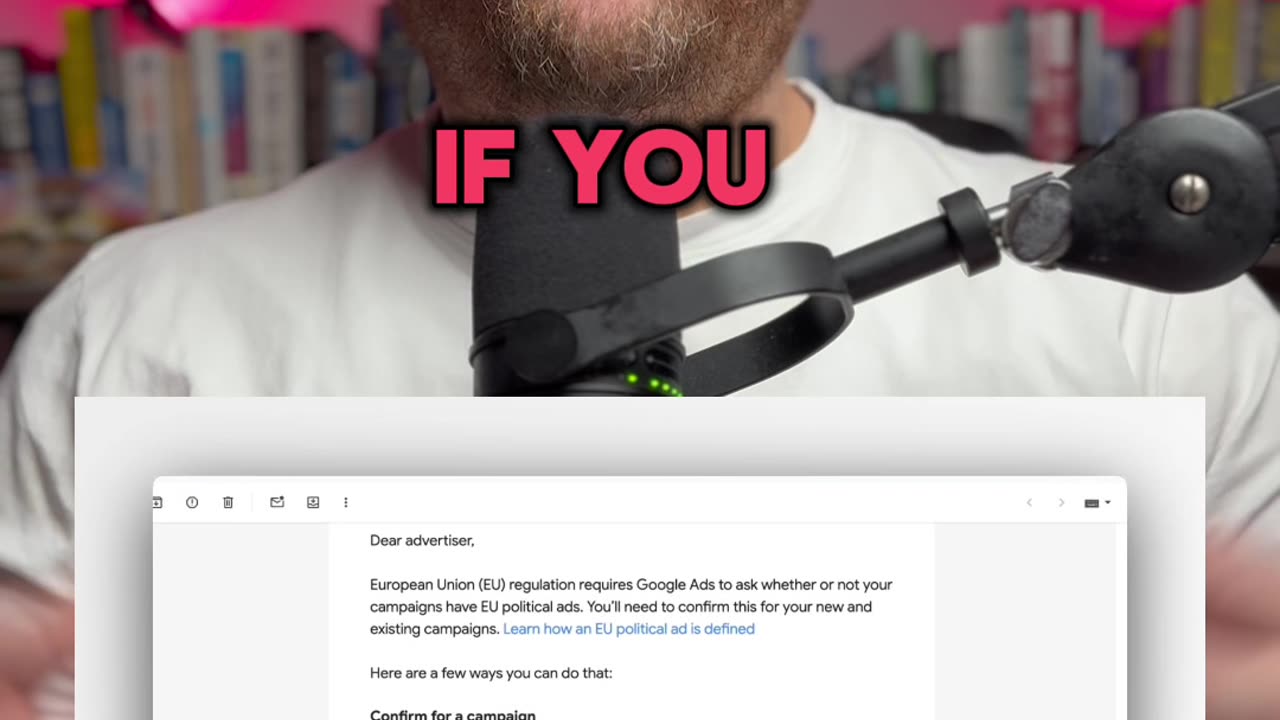 How to Confirm EU Political Ads Setting in Google Ads