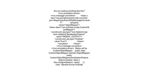 set Object Mapper SerializationFeature in spring configuration
