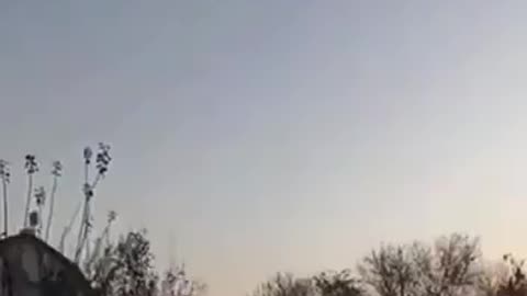 Five Kalibr Cruise Missiles Flying Above Ukraine