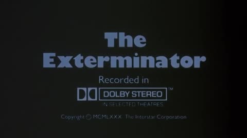 The Exterminator 1980 Trailer Robert Ginty