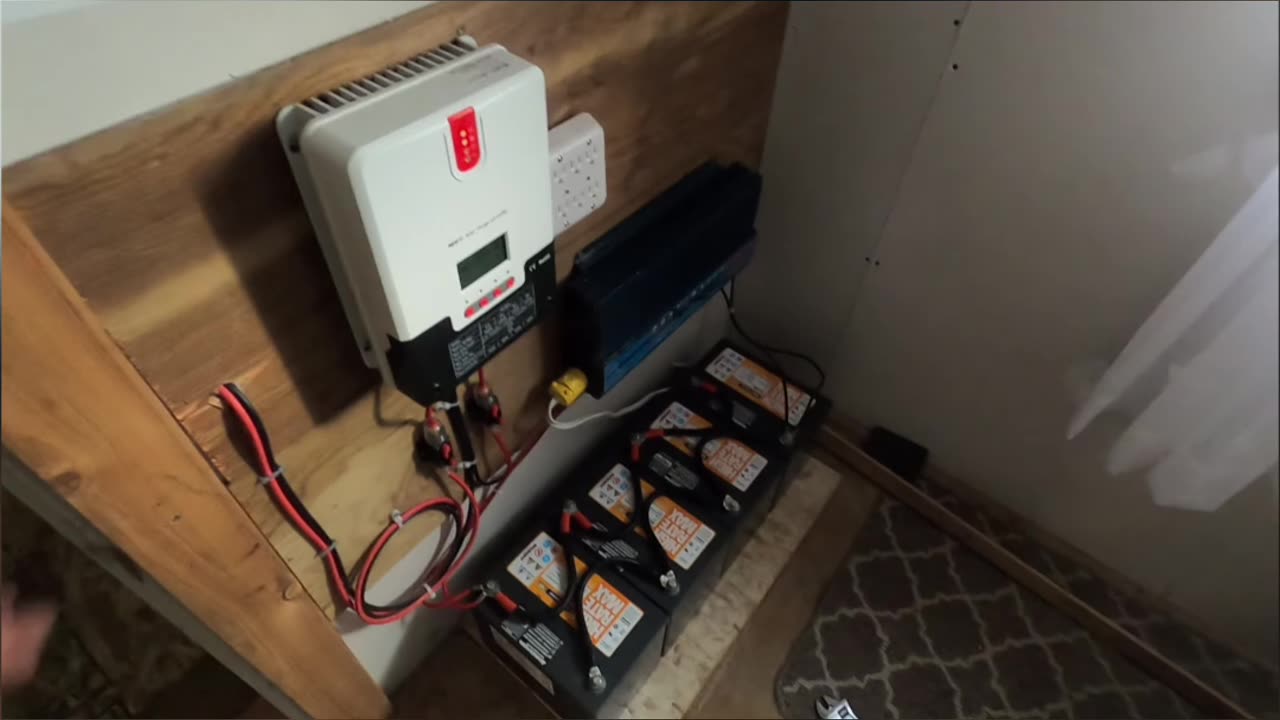 Building My Off-Grid Cabin_ Power, Heat, and Cold Weather Ready! #livingoffgrid