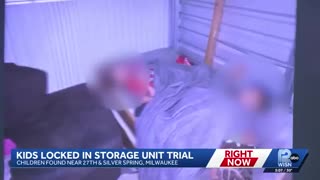 Video of 6 kids found locked in Milwaukee storage unit played in court