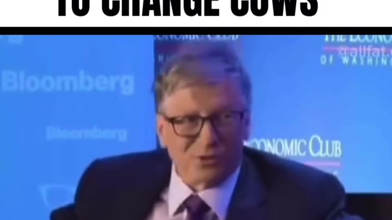 GATES : WE NEED TO CHANGE COWS