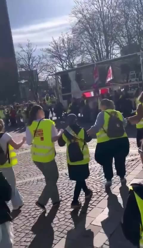 Verdi Protest in Deutschland