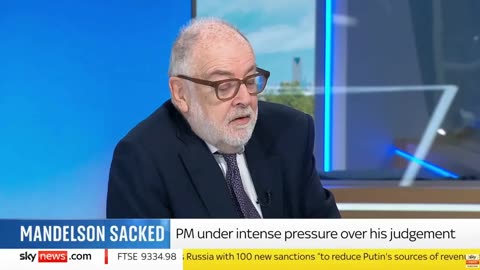 Lord Falconer REFUSES to answer any questions about his friend Peter Mandelson