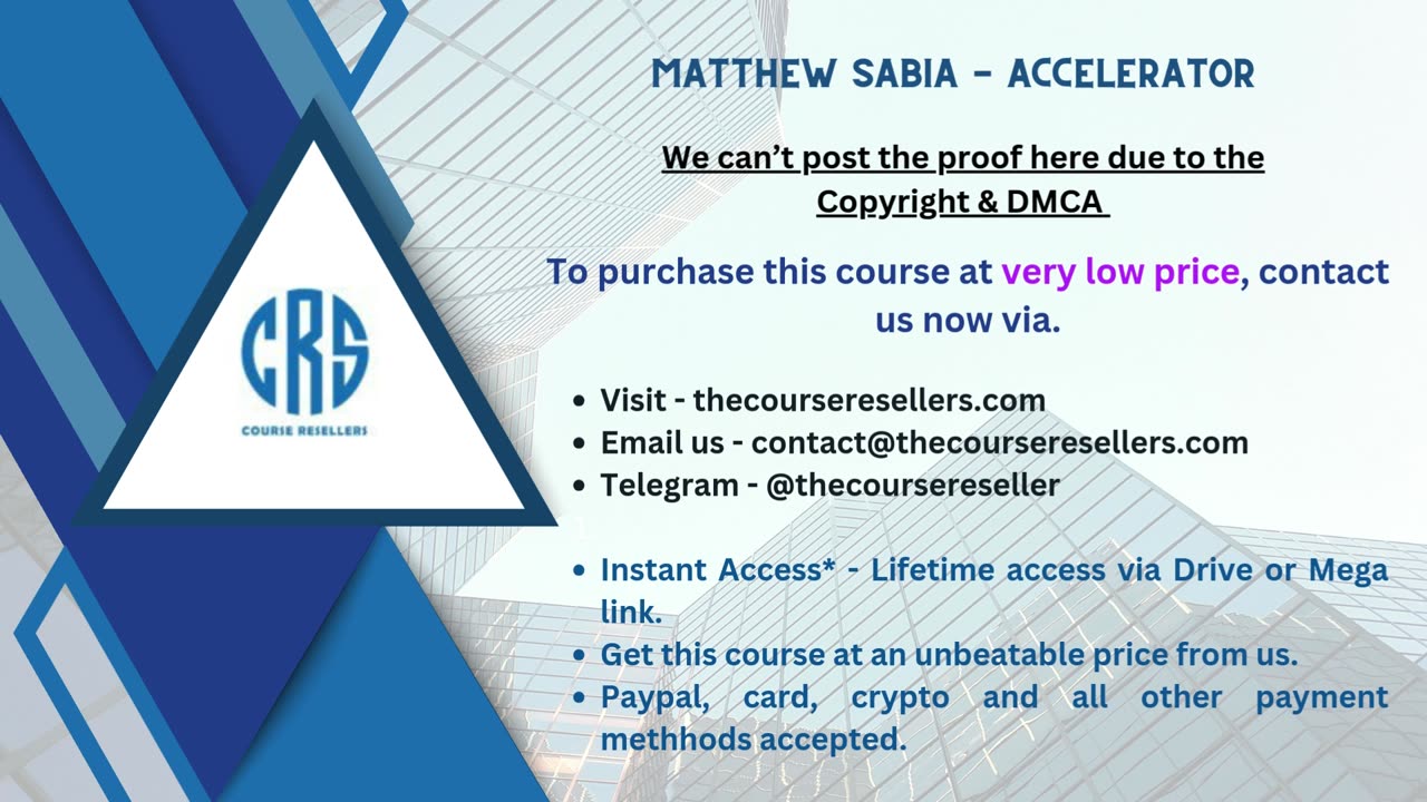 Download Now - Matthew Sabia - Accelerator