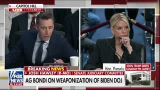Sen. Josh Hawley goes NUCLEAR on Democrats who claim Biden's DOJ did nothing wrong.