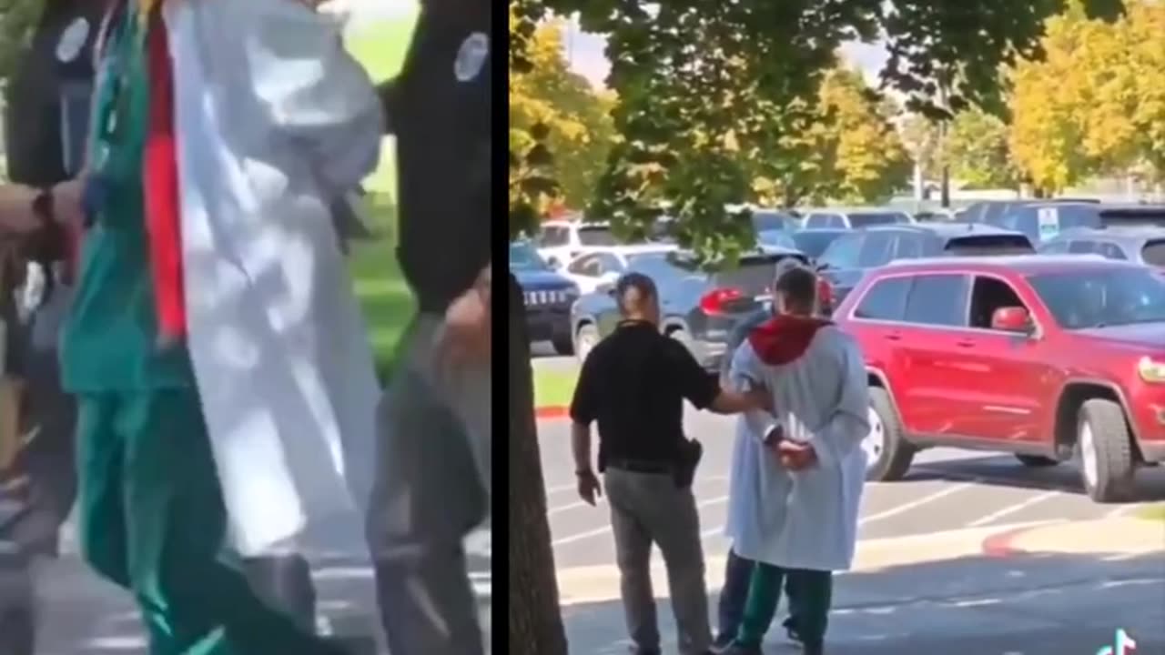 Man in Medical Uniform CAUGHT Trying to Enter After Charlie Kirk Attack 😱