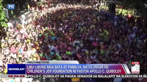 Libu-libong mga bata at pamilya, natulungan ng Children’s Joy Foundation ni Pastor Apollo