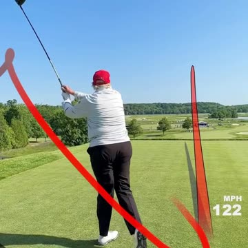 Shooting straighter than 90% of younger generation #bigG #maga #president #usa #golf #golfer #dawg