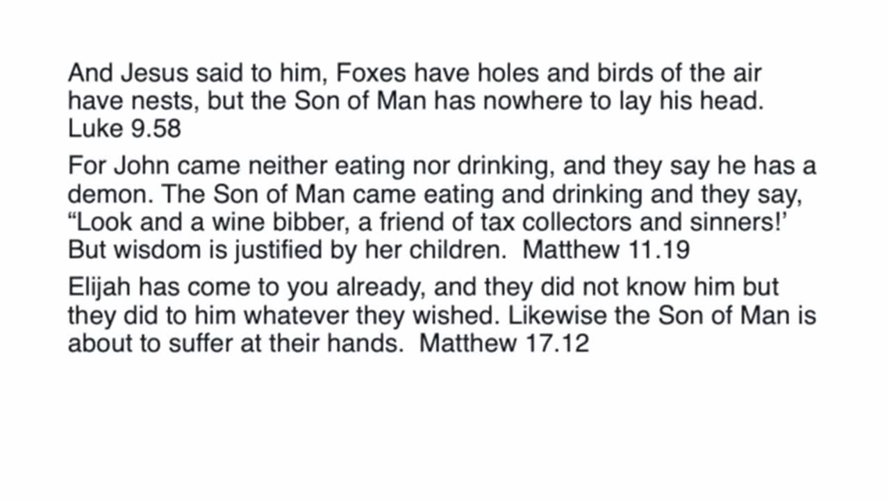 Humility - Jesus the Son of Man