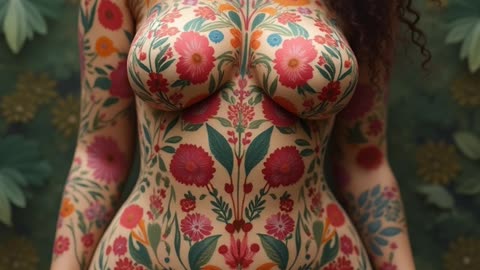 💖 Bare & Beautiful – The Intimate World of Body Painting 🔥