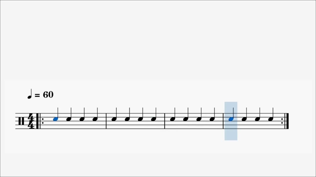 Learn quater notes and 8th notes #1