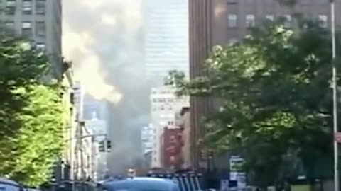 911 WTC 7 Demolition - Facade Northeast Corner (Penthouse Missing)