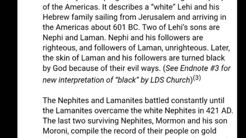 Do the white Indians of Darien prove the book of Mormon article by Janis Hutchinson part 2