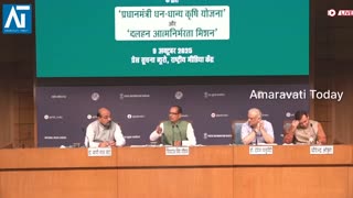 PM Modi’s ₹42,000 Cr Agri Push: 2 New Schemes to Empower Farmers | Indian Politics | Amaravati Today