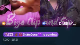 TomiKay live n DreBaby keeps lining her to have a convo 11/6/25 #bigoclipandsip