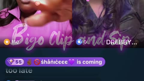 TomiKay live n DreBaby keeps lining her to have a convo 11/6/25 #bigoclipandsip