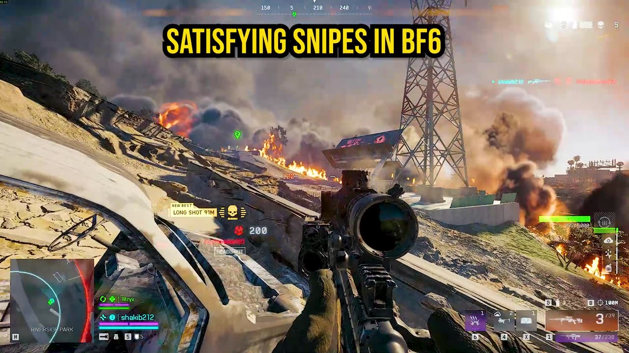 Battlefield 6 Sniping is Pure Satisfaction 💥