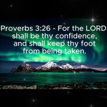 Proverbs 3:26 #verse #versetoday #jesusislord #jesusisking #jesuslovesyou #jesussaves