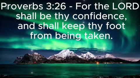Proverbs 3:26 #verse #versetoday #jesusislord #jesusisking #jesuslovesyou #jesussaves
