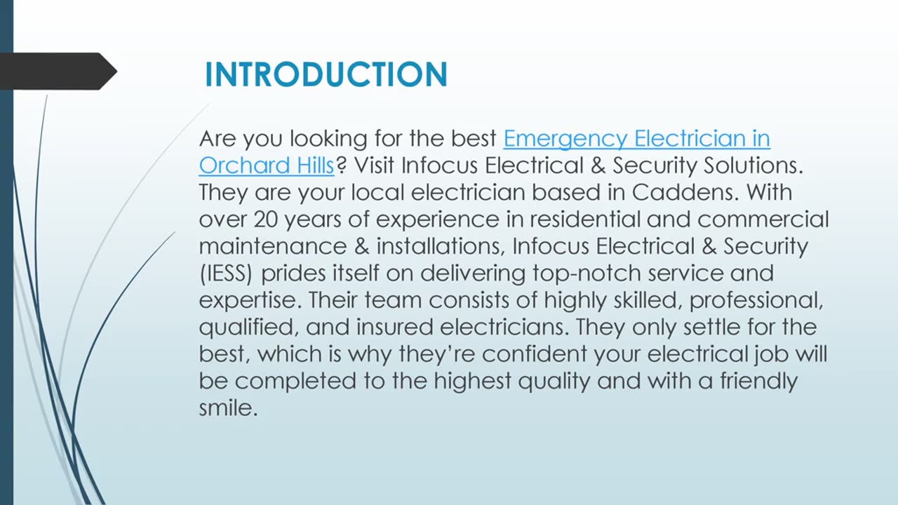 Best Emergency Electrician in Orchard Hills