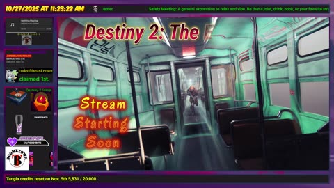 Destiny 2: 10/27/25 - Wrapping up the week. There a Festival going on? Safety Meeting!