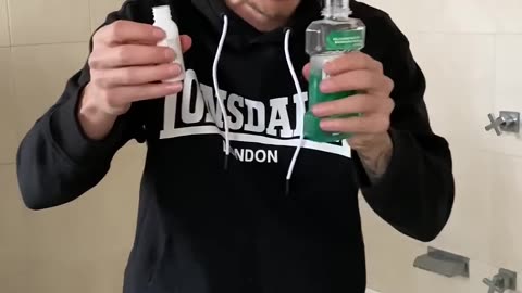 Fart Spray in Mouthwash!💨😂 #fartspray #prankvideo