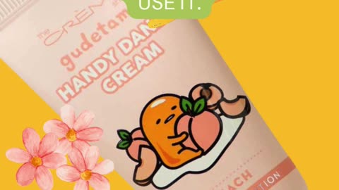 The Creme Shop x Sanrio Gudetama Handy Dandy Cream Peach